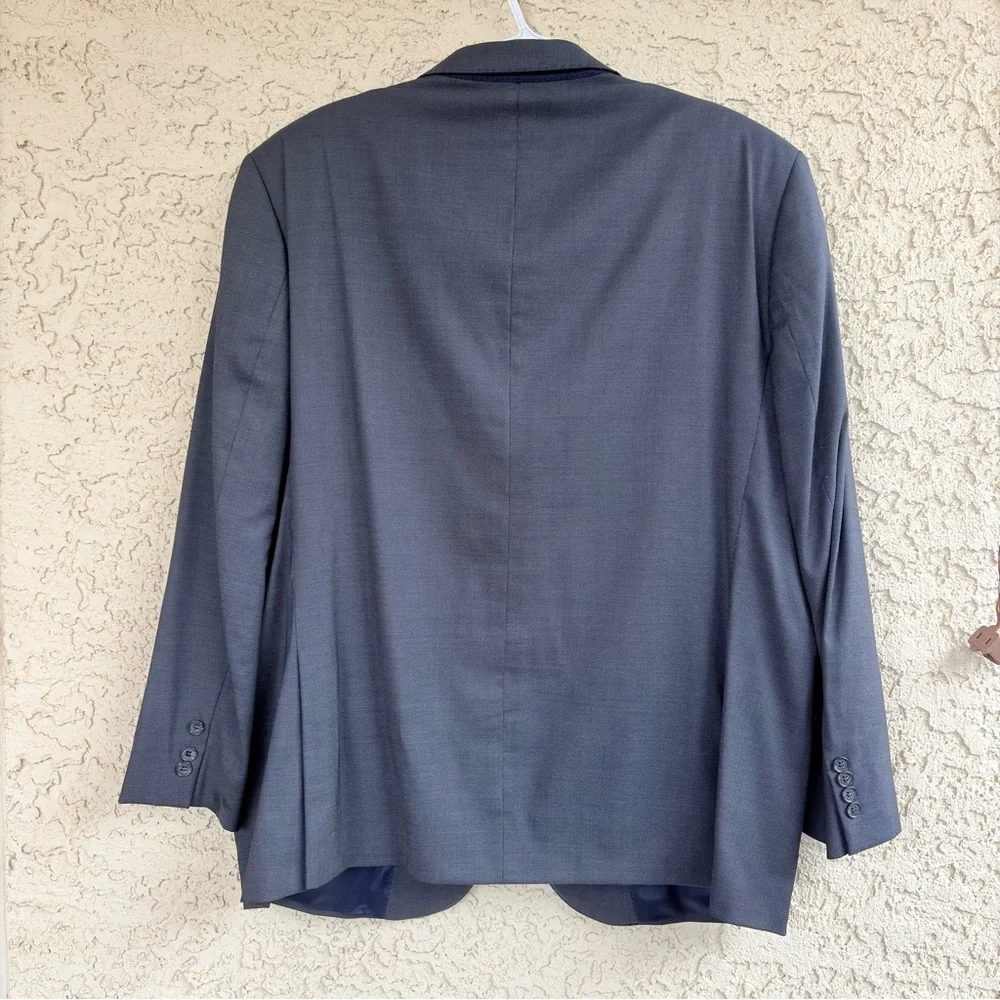 Cremieux Performance Men 46S Gray Wool/Silk Suit Jacket Blazer Sport Coat